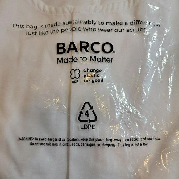 Barco Essentials Dental Lab Coat, BE006X, Unisex XXL,White, New in PKG - Picture 3 of 6
